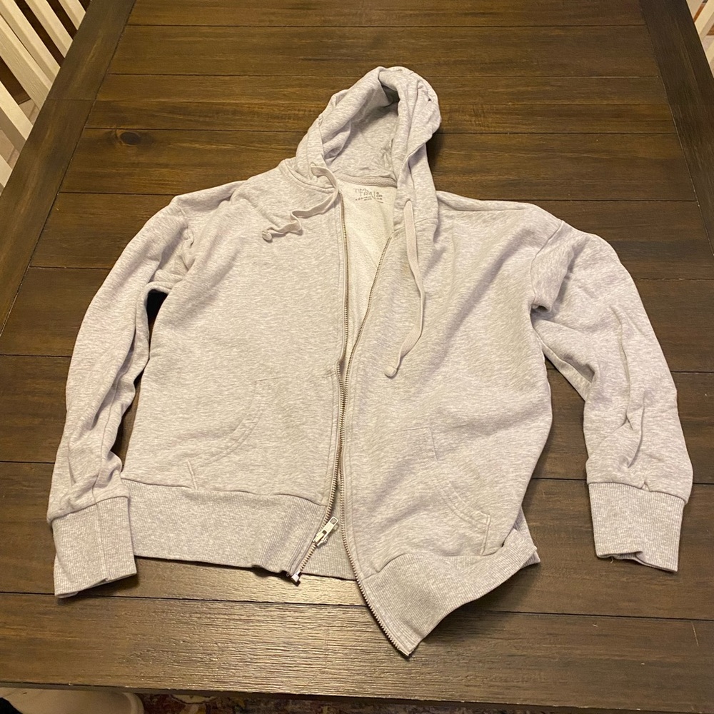 Gray Walmart Zip-Up Hoodie